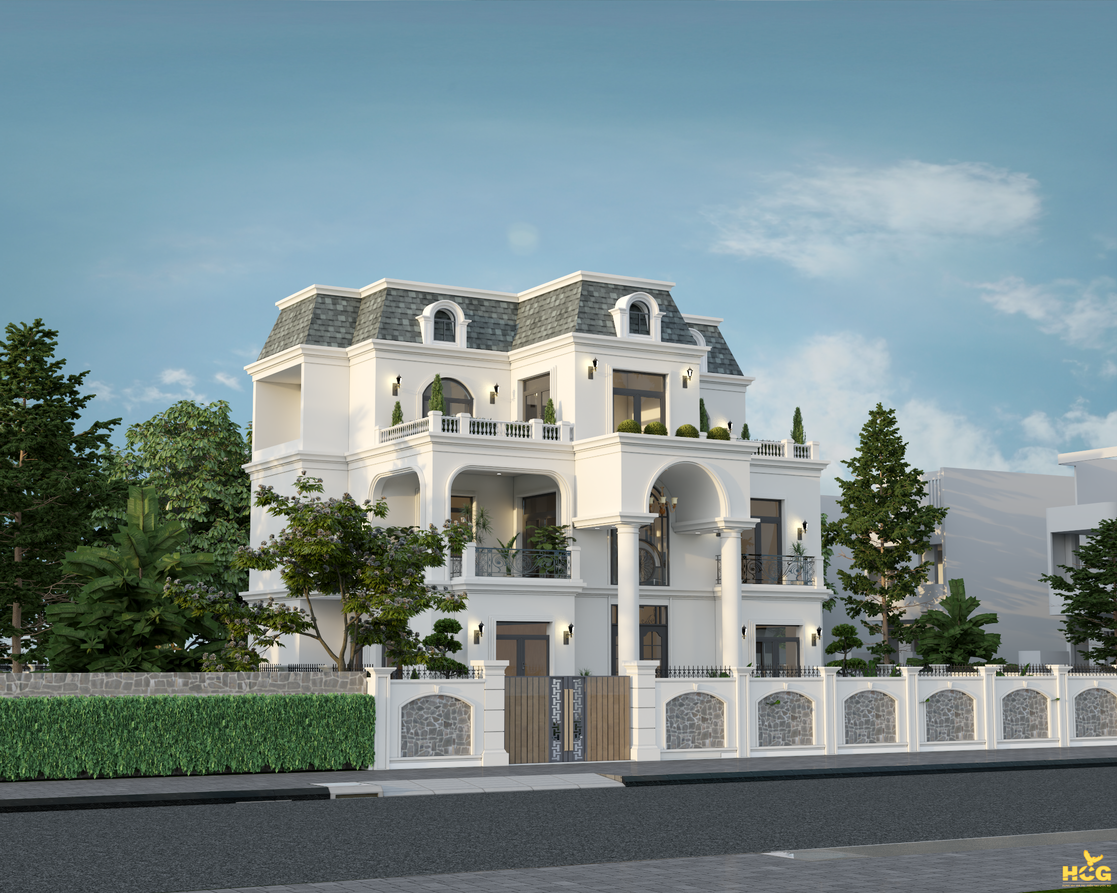 Thi công Lâu đài