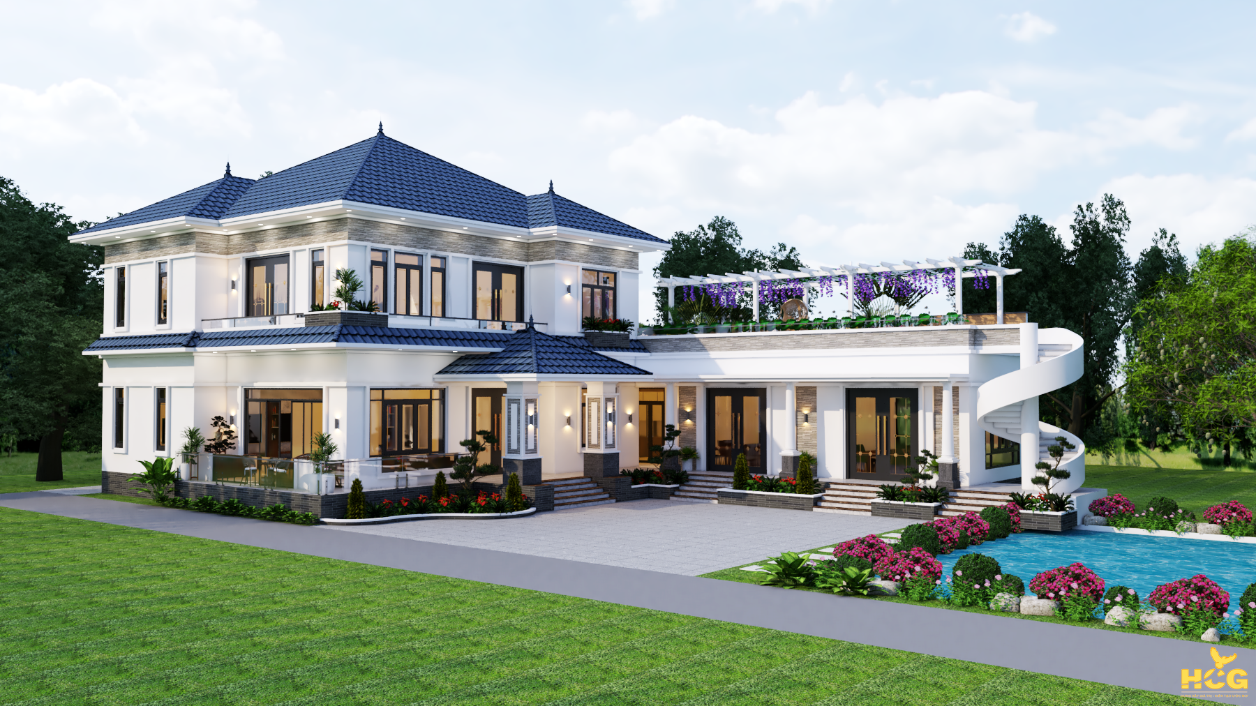 Thi công biệt thự